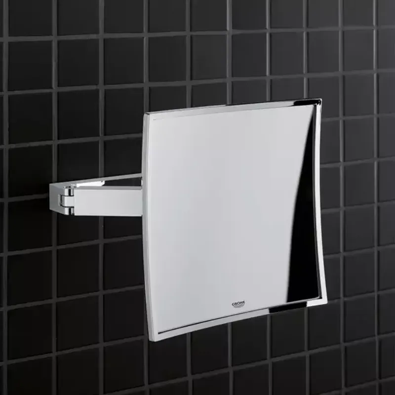 Casa si Gradina - Sanitare - Suporturi si accesorii baie - Accesorii baie - Oglinda cosmetica Grohe Selection Cube crom - Infinity.ro