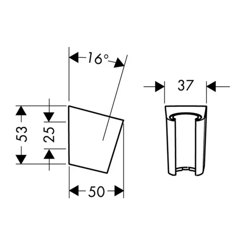 Casa si Gradina - Sanitare - Lavoar baie si accesorii - Baterii sanitare - Agatatoare dus Hansgrohe Porter S auriu lucios - Infinity.ro