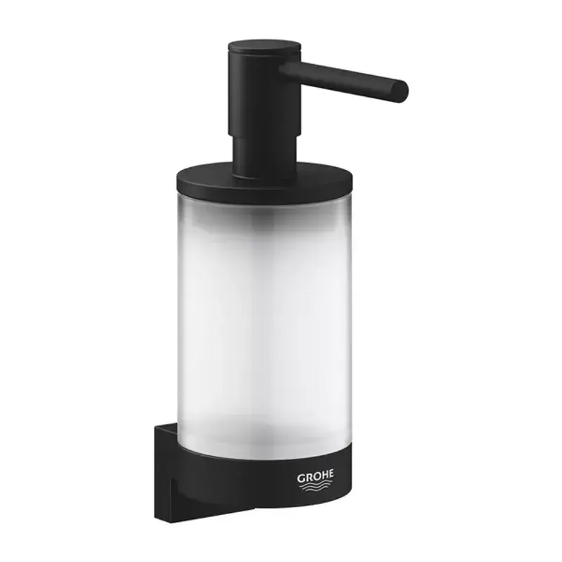 Casa si Gradina - Sanitare - Suporturi si accesorii baie - Accesorii baie - Suport Grohe Selection pentru pahar sau dozator sapun negru mat Phantom Black - Infinity.ro