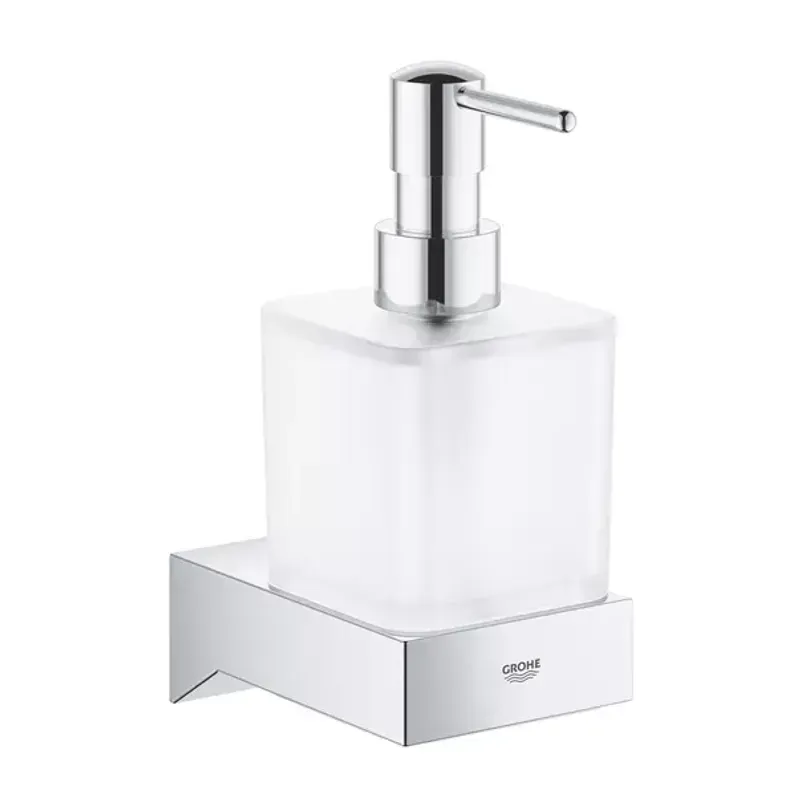 Casa si Gradina - Sanitare - Suporturi si accesorii baie - Accesorii baie - Dozator sapun lichid Grohe Selection Cube crom lucios - Infinity.ro