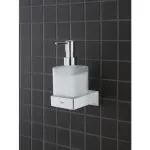 Casa si Gradina - Sanitare - Suporturi si accesorii baie - Accesorii baie - Suport pentru pahar sau dozator sapun Grohe Selection Cube - Infinity.ro