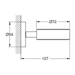 Casa si Gradina - Sanitare - Suporturi si accesorii baie - Accesorii baie - Suport Grohe Essentials pentru pahar sau savoniera auriu periat Cool Sunrise - Infinity.ro