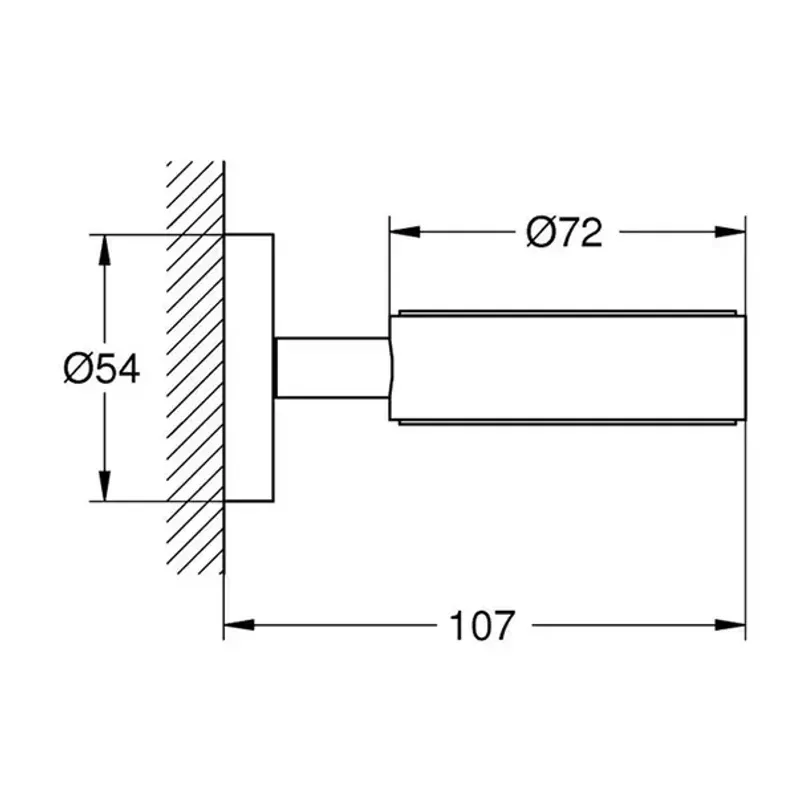 Casa si Gradina - Sanitare - Suporturi si accesorii baie - Accesorii baie - Suport Grohe Essentials pentru pahar sau savoniera auriu periat Cool Sunrise - Infinity.ro