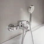 Casa si Gradina - Sanitare - Lavoar baie si accesorii - Baterii sanitare - Agatatoare dus Ideal Standard Ideal Rain Round crom lucios - Infinity.ro