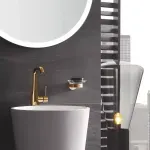 Casa si Gradina - Sanitare - Suporturi si accesorii baie - Accesorii baie - Suport Grohe Essentials pentru pahar sau savoniera auriu lucios Cool Sunrise - Infinity.ro