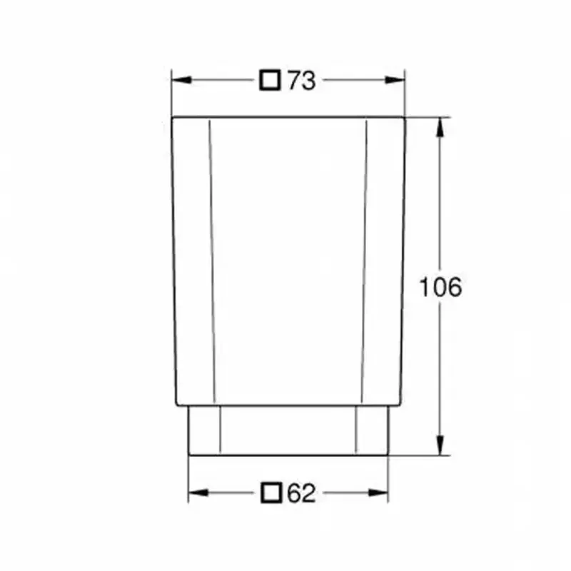 Casa si Gradina - Sanitare - Suporturi si accesorii baie - Accesorii baie - Pahar Grohe Selection Cube alb mat - Infinity.ro