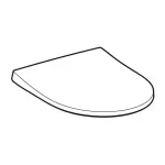 Casa si Gradina - Sanitare - Obiecte sanitare - Accesorii vase de toaleta - Capac WC softclose Geberit Icon alb slim Quick Release - Infinity.ro