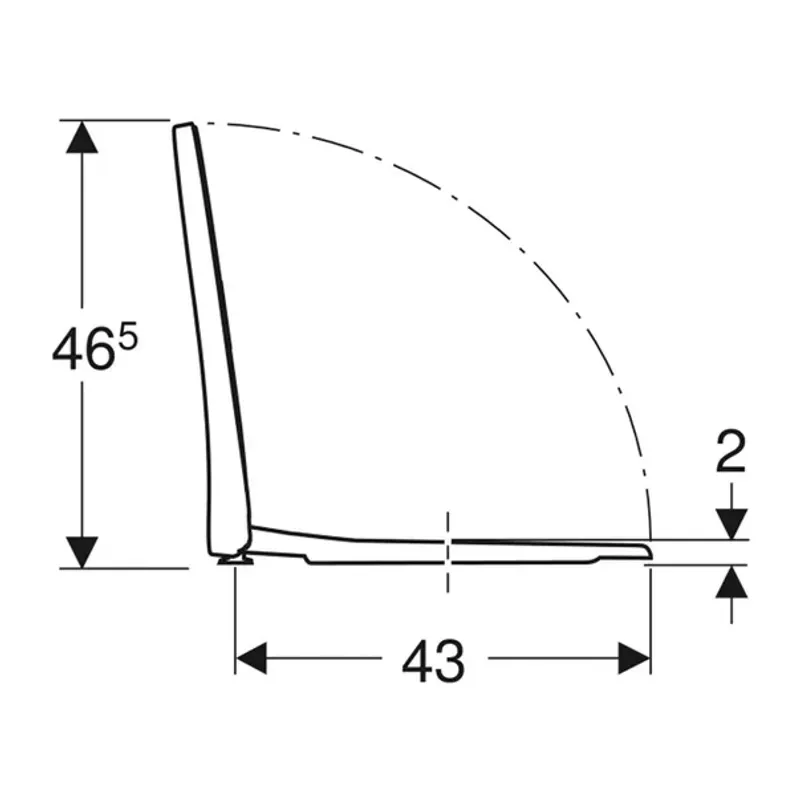 Casa si Gradina - Sanitare - Obiecte sanitare - Accesorii vase de toaleta - Capac WC softclose Geberit Icon alb slim Quick Release - Infinity.ro