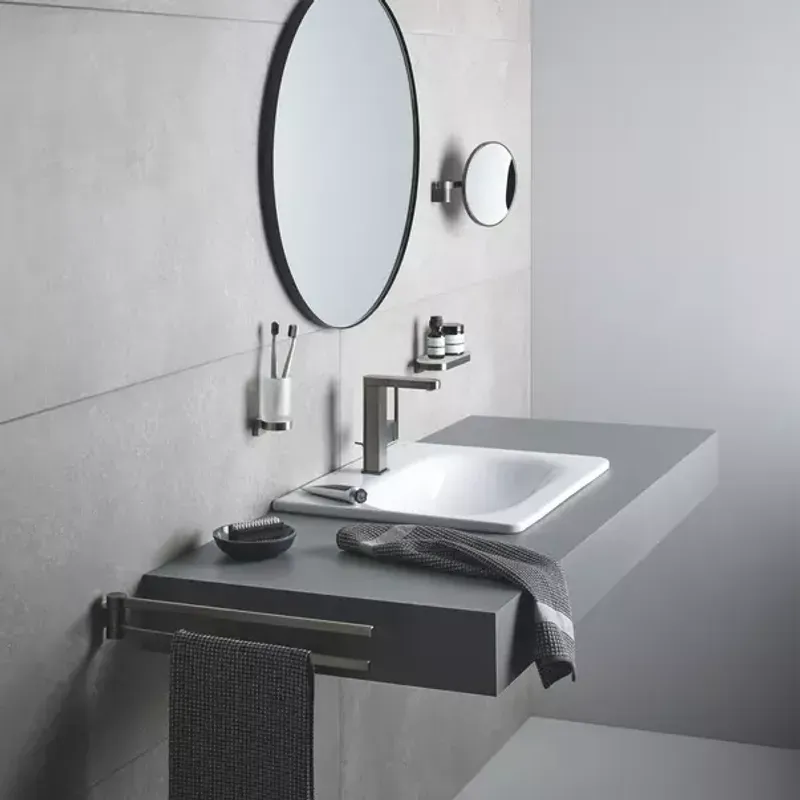 Casa si Gradina - Sanitare - Suporturi si accesorii baie - Accesorii baie - Pahar Grohe Selection alb - sticla mata - Infinity.ro