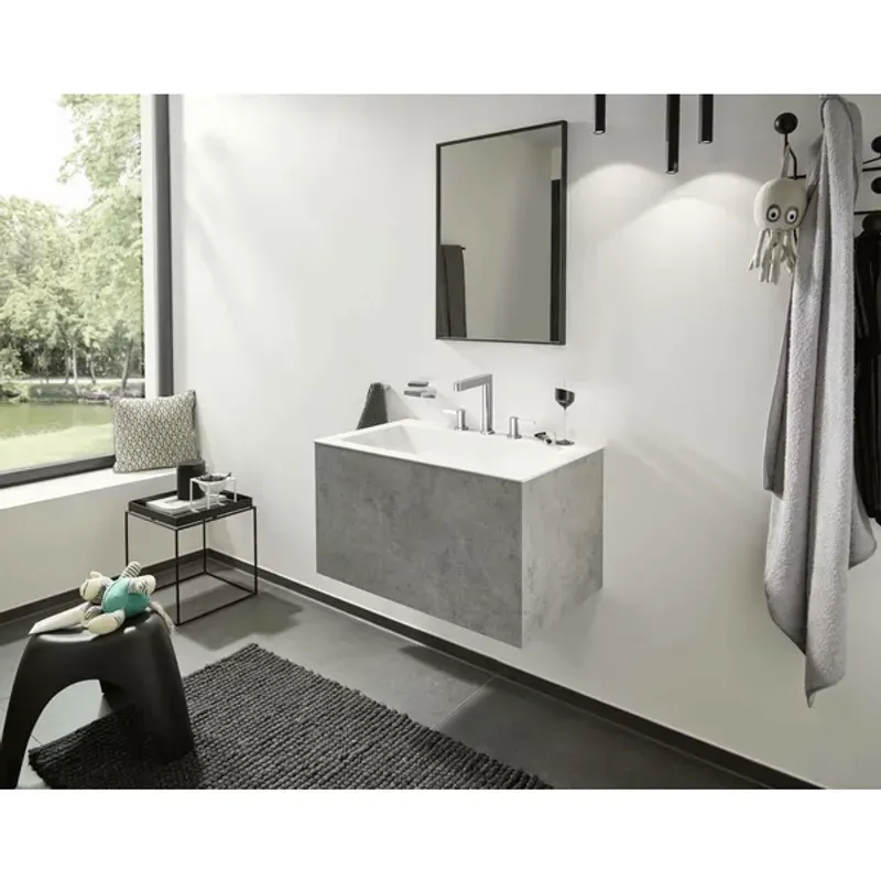 Casa si Gradina - Sanitare - Suporturi si accesorii baie - Accesorii baie - Savoniera cu suport Hansgrohe AddStoris crom lucios - Infinity.ro