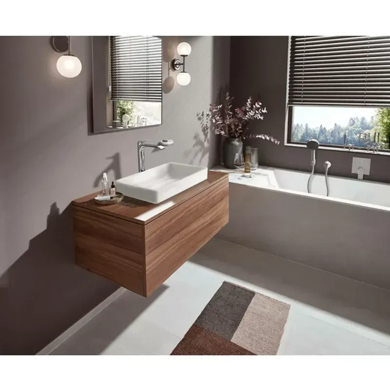 Casa si Gradina - Sanitare - Suporturi si accesorii baie - Accesorii baie - Savoniera cu suport Hansgrohe AddStoris crom lucios - Infinity.ro