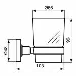 Casa si Gradina - Sanitare - Suporturi si accesorii baie - Accesorii baie - Suport periute de dinti crom Ideal Standard IOM - Infinity.ro