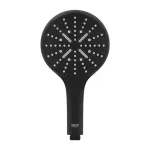 Casa si Gradina - Sanitare - Lavoar baie si accesorii - Baterii sanitare - Para de dus Grohe Rainshower 130 SmartActive negru mat 3 tipuri de jet - Infinity.ro