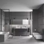 Casa si Gradina - Sanitare - Lavoar baie si accesorii - Baterii sanitare - Para de dus Grohe Rainshower SmartActive 130 Cube 3 functii antracit periat Hard Graphite - Infinity.ro