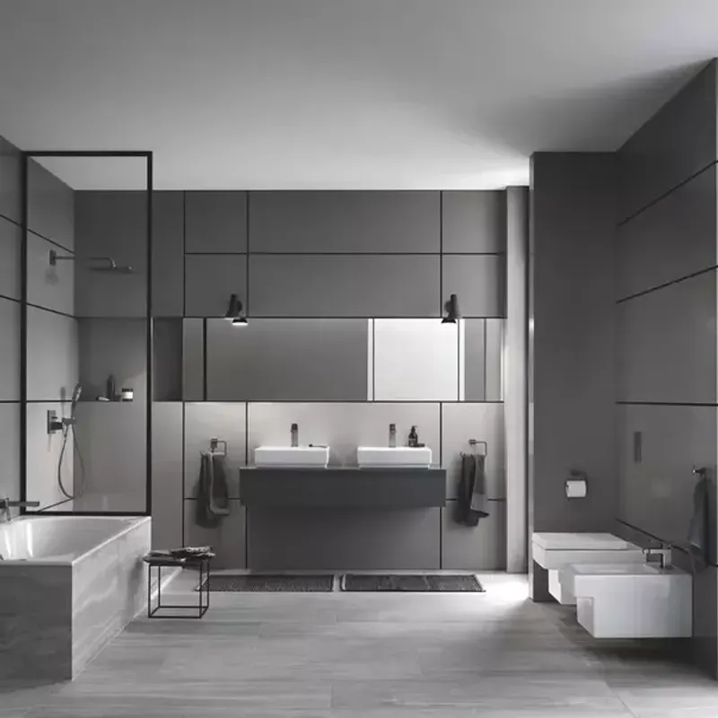 Casa si Gradina - Sanitare - Lavoar baie si accesorii - Baterii sanitare - Para de dus Grohe Rainshower SmartActive 130 Cube 3 functii antracit periat Hard Graphite - Infinity.ro