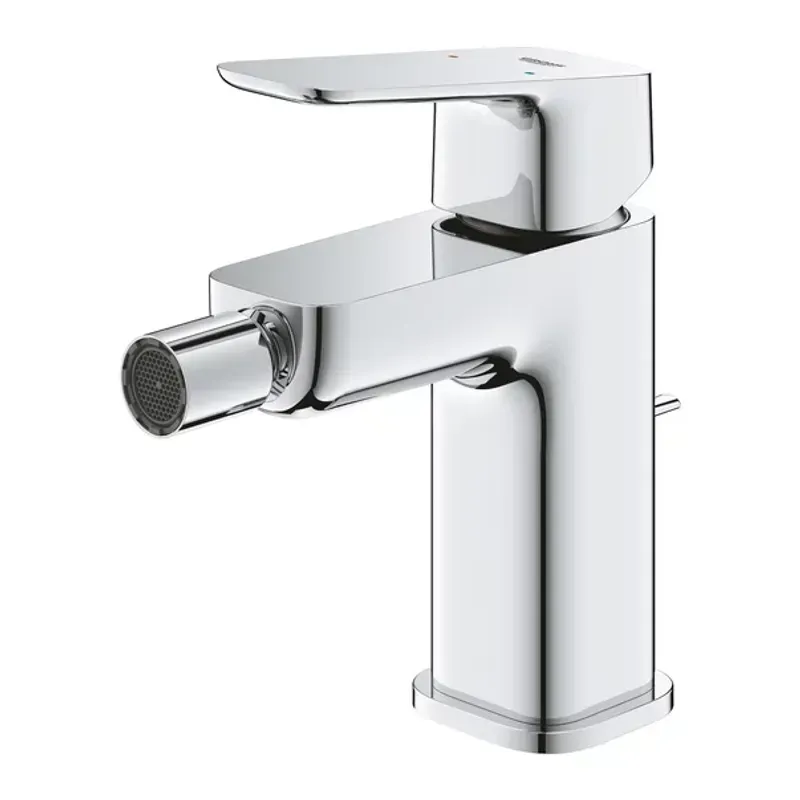 Casa si Gradina - Sanitare - Lavoar baie si accesorii - Baterii sanitare - Baterie bideu monocomanda Grohe Cubeo cu ventil Pop-Up crom lucios - Infinity.ro