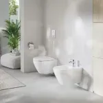 Casa si Gradina - Sanitare - Lavoar baie si accesorii - Baterii sanitare - Baterie bideu monocomanda Grohe Cubeo cu ventil Pop-Up crom lucios - Infinity.ro