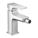Casa si Gradina - Sanitare - Lavoar baie si accesorii - Baterii sanitare - Baterie bideu Hansgrohe Metropol cu ventil Push-Open crom - Infinity.ro
