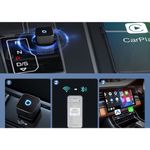 Auto si Moto - Electronice auto - Accesorii electronice auto - Adapter Ottocast Mini Cube CarPlay/Android Auto, negru, USB-A, compatibilitate extinsa - Infinity.ro