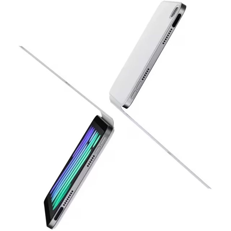 Laptop, Telefoane si Tablete - Tablete si accesorii tablete - Accesorii Tablete - Huse tablete - Husa de protectie Pitaka pentru iPad Mini 6/Mini (A17 Pro) MagEZ Folio 2, Alb - Infinity.ro