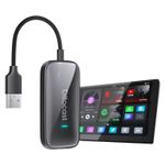Auto si Moto - Electronice auto - Accesorii electronice auto - Adapter auto Ottocast Play2Video Ultra, Carplay/Android Auto, Wi-Fi 5 GHz, negru mat, set complet - Infinity.ro