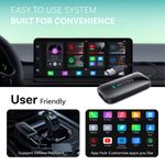 Auto si Moto - Electronice auto - Accesorii electronice auto - Adapter auto Ottocast Play2Video Ultra, Carplay/Android Auto, Wi-Fi 5 GHz, negru mat, set complet - Infinity.ro