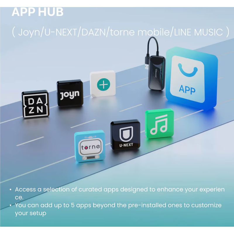 Auto si Moto - Electronice auto - Accesorii electronice auto - Adapter auto Ottocast Play2Video Ultra, Carplay/Android Auto, Wi-Fi 5 GHz, negru mat, set complet - Infinity.ro
