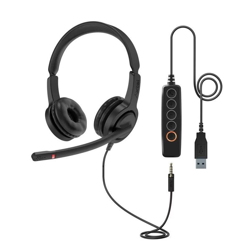 PC, gaming si accesorii - Periferice PC - Casti PC - Casti Cu Fir AXTEL AXH-V28-35UCD 118dB Negru - Infinity.ro