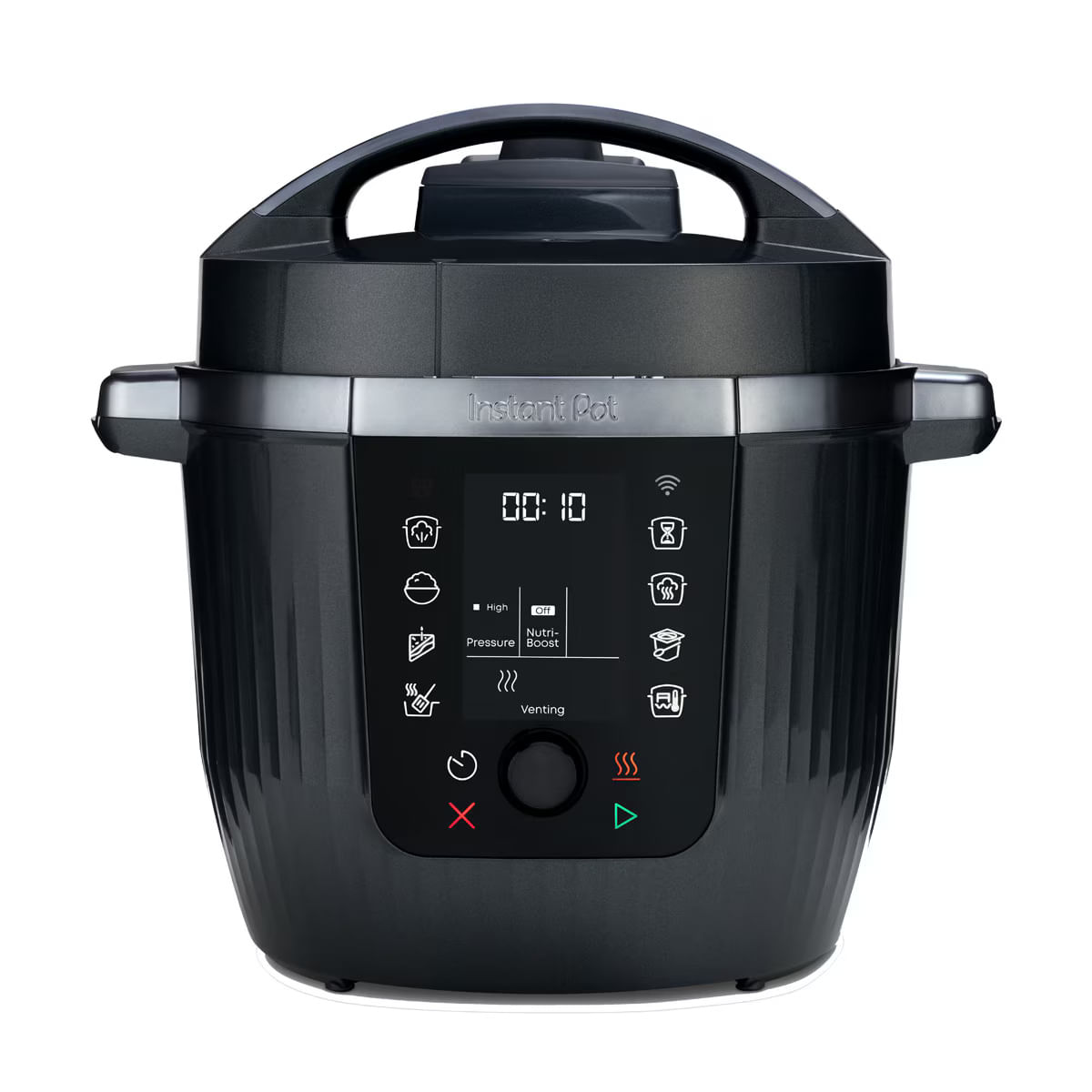 Multicooker Instant Pot PRO MAX, 5.7L, Inox, Wi-Fi, 1200W, Negru