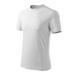Fashion, accesorii si bijuterii - Barbati - Imbracaminte - Tricouri si bluze barbati - Tricou unisex Malfini Classic 101, bumbac 160 g/mp, croiala tubulara S Alb - Infinity.ro