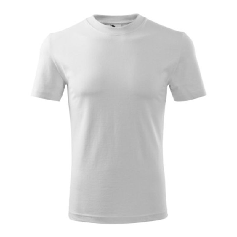 Fashion, accesorii si bijuterii - Barbati - Imbracaminte - Tricouri si bluze barbati - Tricou unisex Malfini Classic 101, bumbac 160 g/mp, croiala tubulara S Alb - Infinity.ro