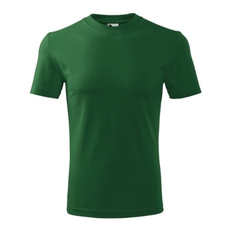 Fashion, accesorii si bijuterii - Barbati - Imbracaminte - Tricouri si bluze barbati - Tricou unisex Malfini Classic 101, bumbac 160 g/mp, croiala tubulara M Verde sticla - Infinity.ro