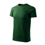 Fashion, accesorii si bijuterii - Barbati - Imbracaminte - Tricouri si bluze barbati - Tricou pentru barbati Malfini Basic 129, bumbac 160 g/mp, croiala tubulara M Verde sticla - Infinity.ro
