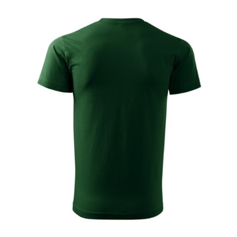 Fashion, accesorii si bijuterii - Barbati - Imbracaminte - Tricouri si bluze barbati - Tricou pentru barbati Malfini Basic 129, bumbac 160 g/mp, croiala tubulara M Verde sticla - Infinity.ro