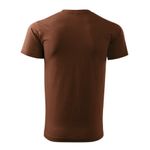 Fashion, accesorii si bijuterii - Barbati - Imbracaminte - Tricouri si bluze barbati - Tricou pentru barbati Malfini Basic 129, bumbac 160 g/mp, croiala tubulara M Ciocolatiu - Infinity.ro