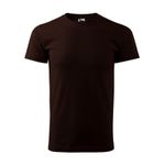 Fashion, accesorii si bijuterii - Barbati - Imbracaminte - Tricouri si bluze barbati - Tricou pentru barbati Malfini Basic 129, bumbac 160 g/mp, croiala tubulara M Cafea - Infinity.ro