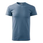 Fashion, accesorii si bijuterii - Barbati - Imbracaminte - Tricouri si bluze barbati - Tricou pentru barbati Malfini Basic 129, bumbac 160 g/mp, croiala tubulara M Denim - Infinity.ro