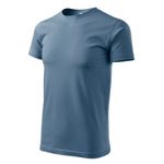 Fashion, accesorii si bijuterii - Barbati - Imbracaminte - Tricouri si bluze barbati - Tricou pentru barbati Malfini Basic 129, bumbac 160 g/mp, croiala tubulara M Denim - Infinity.ro