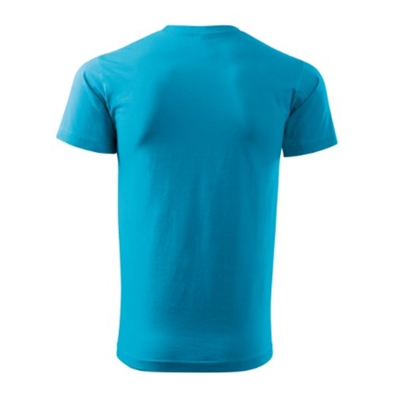 Fashion, accesorii si bijuterii - Barbati - Imbracaminte - Tricouri si bluze barbati - Tricou pentru barbati Malfini Basic 129, bumbac 160 g/mp, croiala tubulara M Turcoaz - Infinity.ro