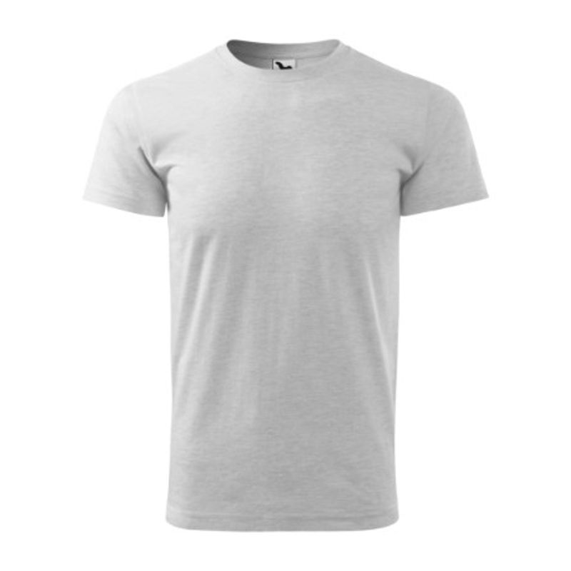 Fashion, accesorii si bijuterii - Barbati - Imbracaminte - Tricouri si bluze barbati - Tricou pentru barbati Malfini Basic 129, bumbac 160 g/mp, croiala tubulara M Gri - Infinity.ro