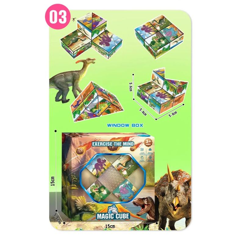 Jucarii, Copii si Bebe - Jucarii si jocuri - Jucarii & jocuri educative - Jucarii interactive - Jucarie pentru copii -Cub magic, cu schimbare de forma - Infinity.ro
