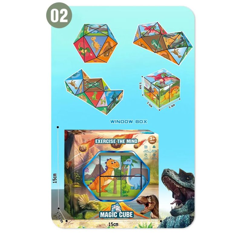 Jucarii, Copii si Bebe - Jucarii si jocuri - Jucarii & jocuri educative - Jucarii interactive - Jucarie pentru copii -Cub magic, cu schimbare de forma - Infinity.ro