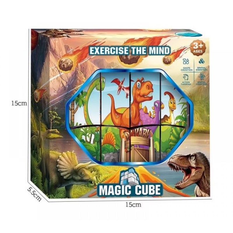 Jucarii, Copii si Bebe - Jucarii si jocuri - Jucarii & jocuri educative - Jucarii interactive - Jucarie pentru copii -Cub magic, cu schimbare de forma - Infinity.ro