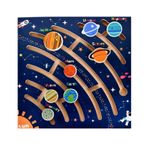 Jucarii, Copii si Bebe - Jucarii si jocuri - Jucarii & jocuri educative - Jocuri si jucarii educative - Puzzle educativ din lemn, Labirint Planetelor din Sistemul solar, 3+ ani, 29.5 x 29.5 cm, Multicolor - Infinity.ro