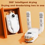 Fashion, accesorii si bijuterii - Femei - Incaltaminte femei - Accesorii incaltaminte - Uscator Electric pentru Incaltaminte, 360° aer cald, functie antibacteriana 99%, timer inteligent 120 min - Infinity.ro