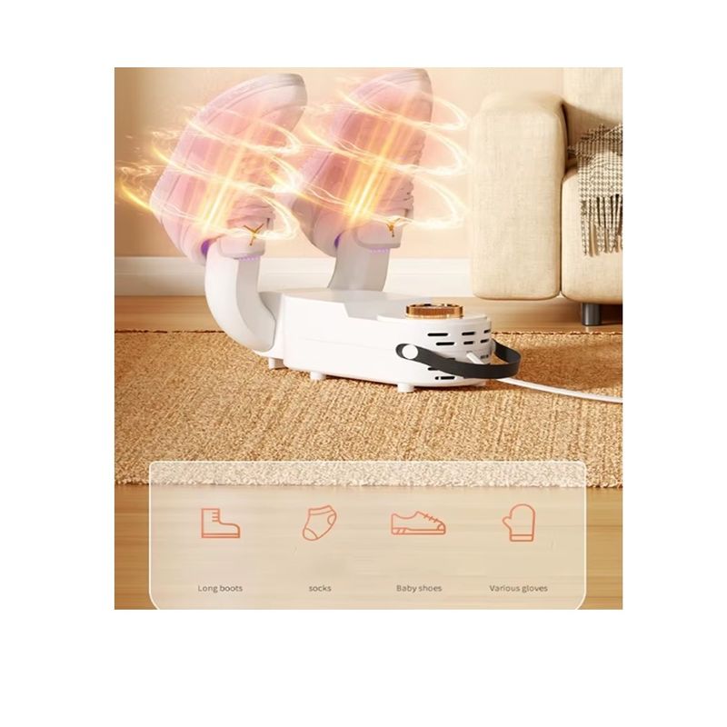 Fashion, accesorii si bijuterii - Femei - Incaltaminte femei - Accesorii incaltaminte - Uscator Electric pentru Incaltaminte, 360° aer cald, functie antibacteriana 99%, timer inteligent 120 min - Infinity.ro