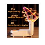 Fashion, accesorii si bijuterii - Femei - Incaltaminte femei - Accesorii incaltaminte - Uscator Electric pentru Incaltaminte, 360° aer cald, functie antibacteriana 99%, timer inteligent 120 min - Infinity.ro