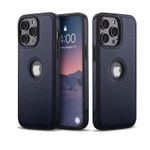 Laptop, Telefoane si Tablete - Telefoane mobile si accesorii - Accesorii Telefoane - Huse telefoane - Husa de Protectie compatibila cu iPhone 14 Pro Max, piele ecologica, Albastru Inchis - Infinity.ro