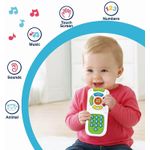 Jucarii, Copii si Bebe - Jucarii si jocuri - Jucarii bebelusi - Jucarii interactive bebelusi - Jucarie Interactiva Educativa 2 in 1, Telefon si Telecomanda, cu sunete si lumini, Oby Toys, +18 luni - Infinity.ro