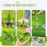 Casa si Gradina - Gradinarit si plante - Unelte gradinarit - Lopeti si unelte de sapat - Unealta de Extractie si  Indepartare a Buruienilor si Radacinilor, cu Maner Lung Ergonomic - Infinity.ro